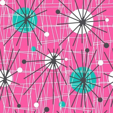 Atomic Raspberry 108" Wide Quilt Backing Fabric