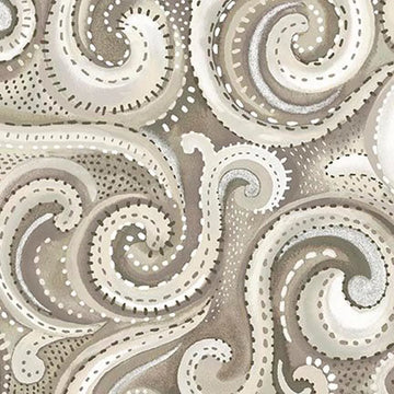 Whirlwind Biscuit Swirl 108" Wide Quilt Backing Fabric