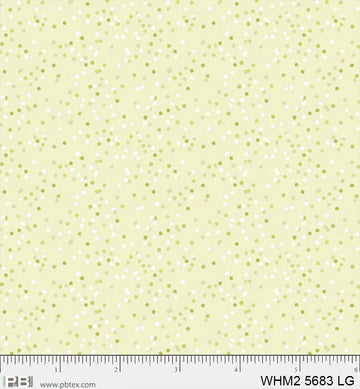 Whimsy II Light Green Confetti Fabric Yardage