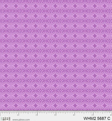 Whimsy II Light Purple Kaleidoscope Geo Fabric Yardage
