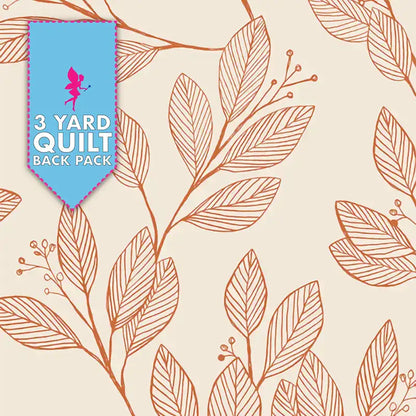 Art Gallery Laurel Sienna 3 Yard Quilt Fabric Back Pack