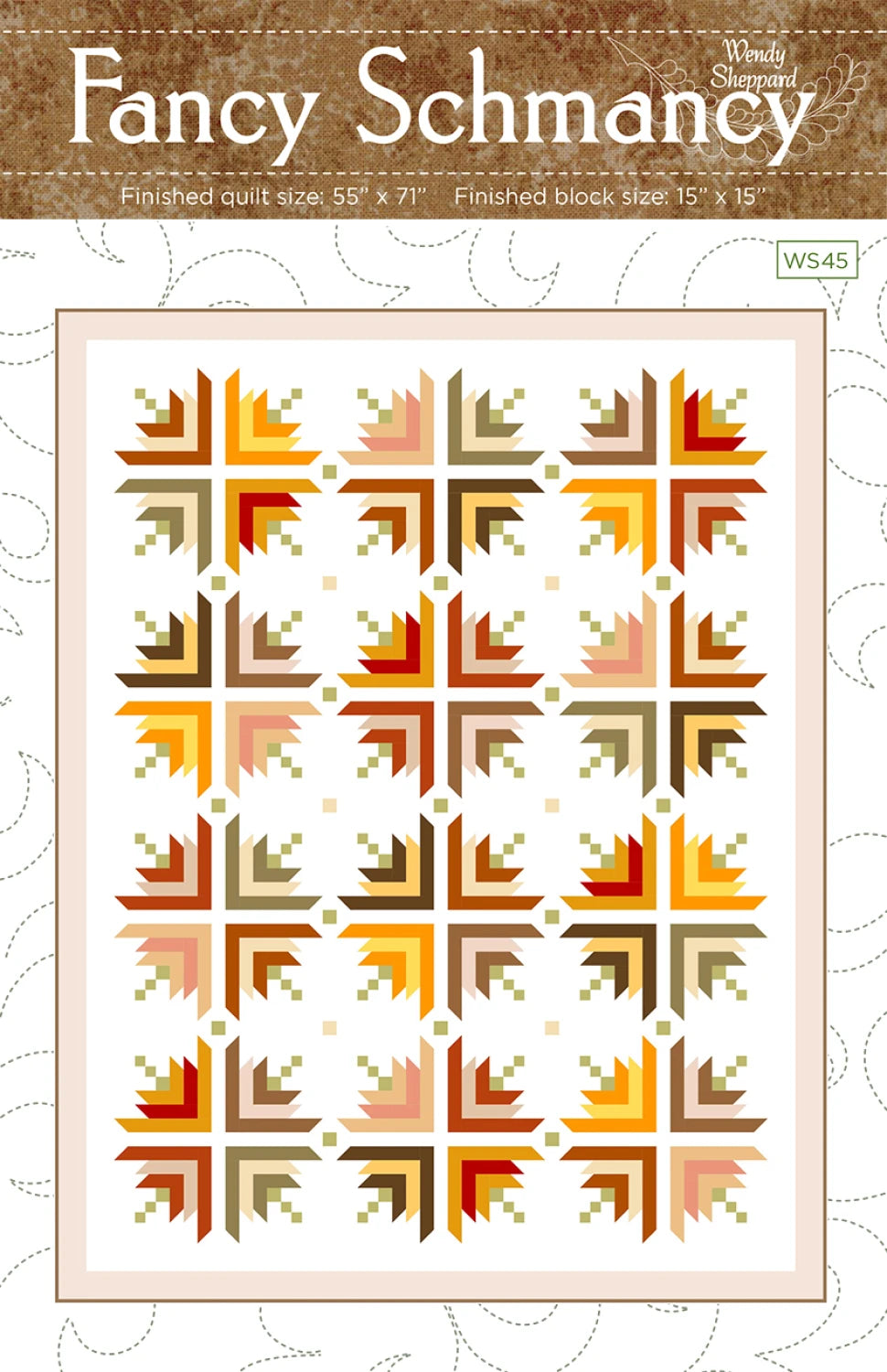 Fancy Schmancy Quilt Pattern - image 1 - quilting pattern with step-by-step instructions