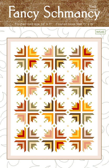 Fancy Schmancy Quilt Pattern - image 1 - quilting pattern with step-by-step instructions