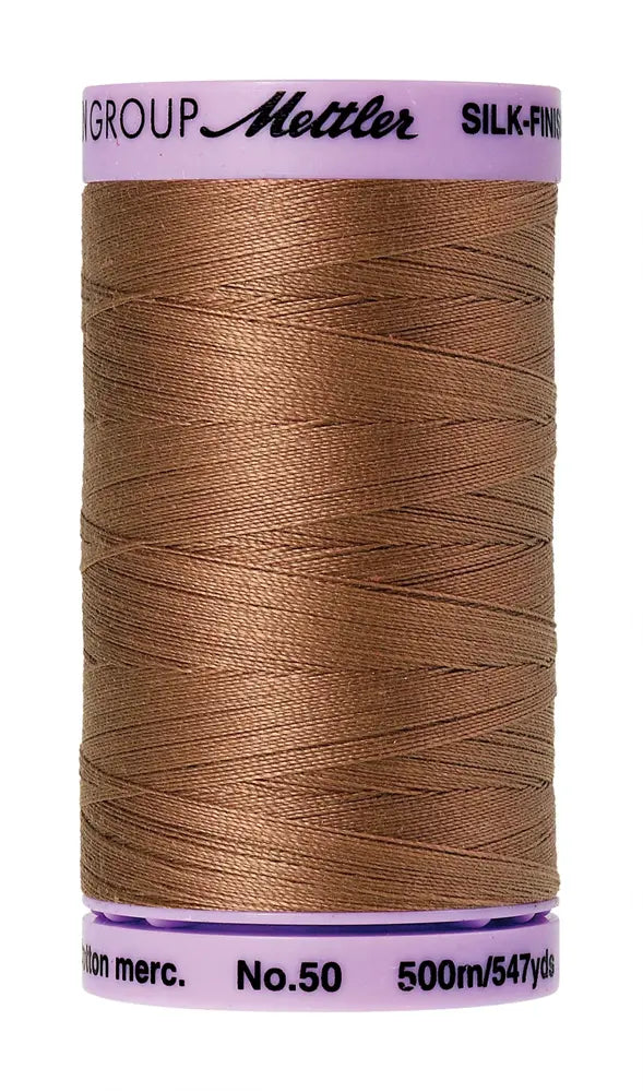 Mettler Cotton Silk Finish 50wt 500m Walnut