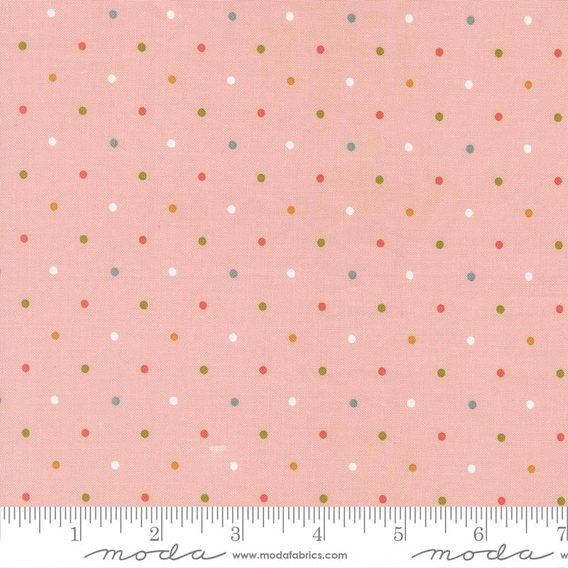 Wild Honey Carnation Magic Dot Fabric Yardage