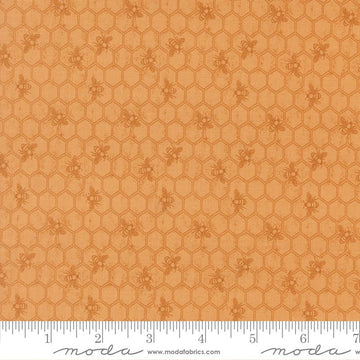 Wild Honey Gold Honeycomb Bees Fabric Yardage