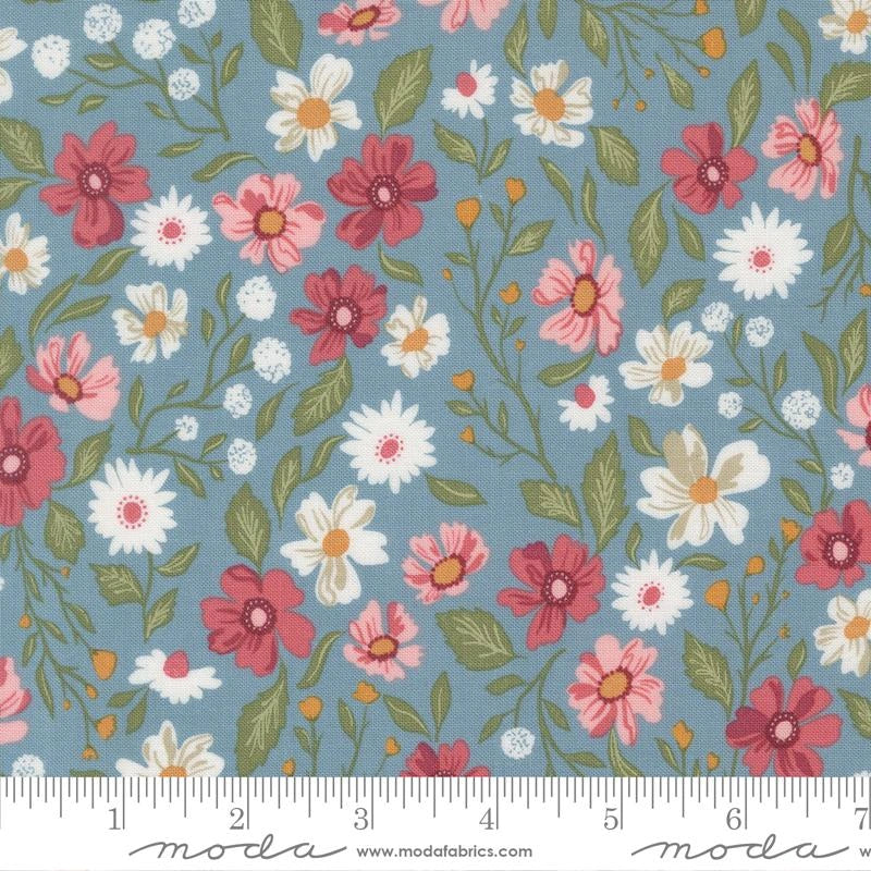 Wild Honey Sky Wildflower Dance Fabric Yardage