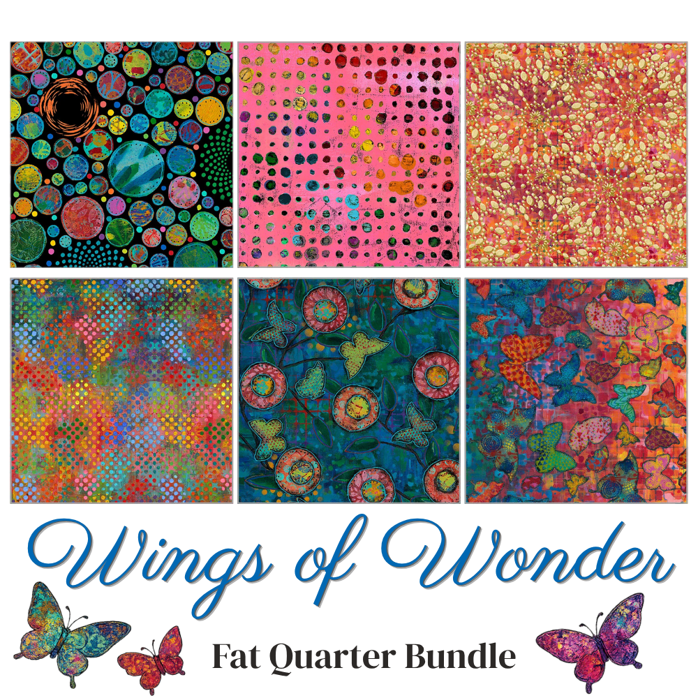 Wings of Wonder Fat Quarter Bundle - fat quarter quilt fabric cut