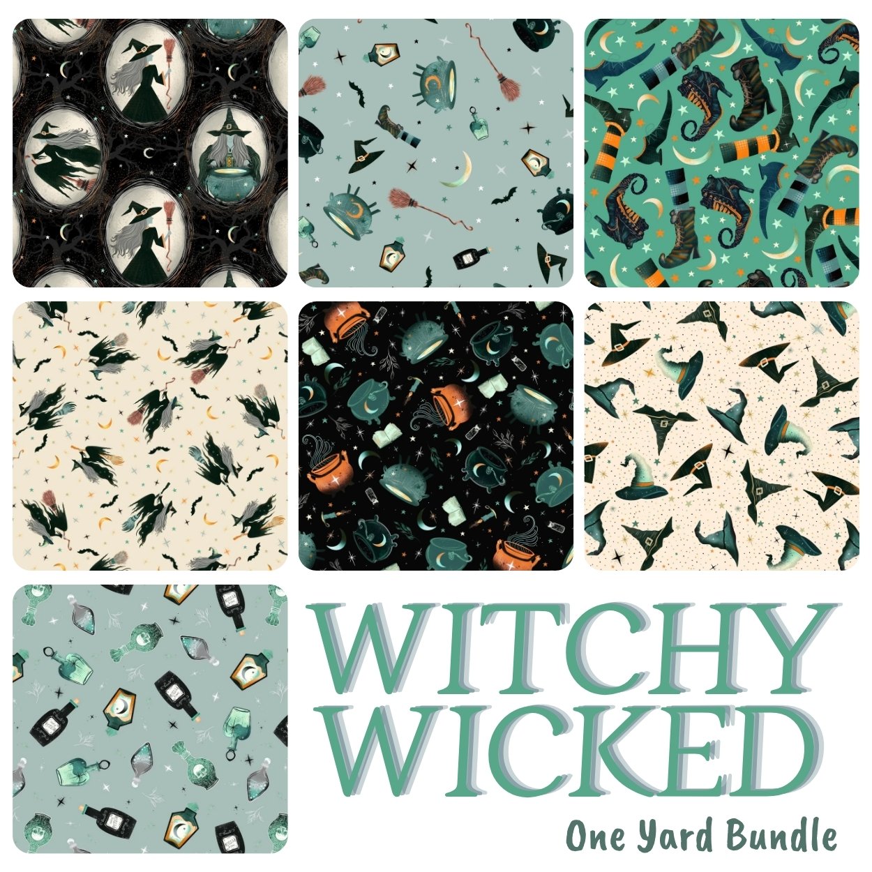 Witchy Wicked One Yard Bundle