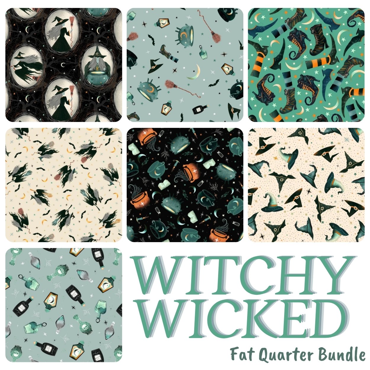 Witchy Wicked Fat Quarter Bundle