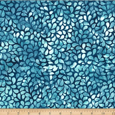 River Walk Wade Droplets Batik Fabric Yardage
