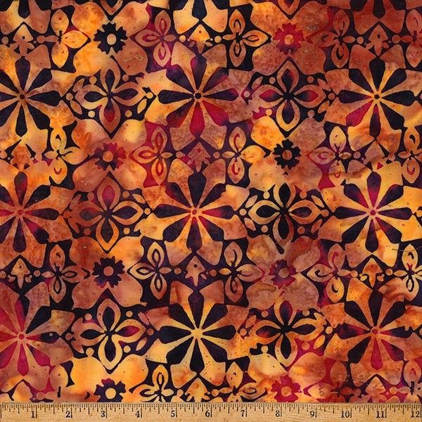 Ember Glow Halloween Batik Fabric Yardage - quilt fabric for sewing and quilting projects