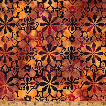Ember Glow Halloween Batik Fabric Yardage - quilt fabric for sewing and quilting projects