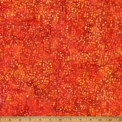 Over the Rainbow Poppy Square Blender Batik Fabric Yardage