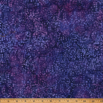 Over the Rainbow amethyst square blender batik cotton quilting fabric