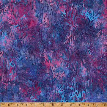 Cotton Candy Dreams fern batik cotton quilting fabric yardage
