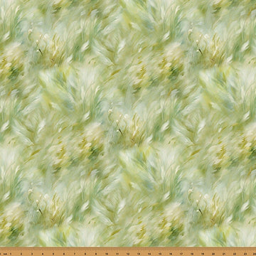 Wings Over Wildflowers Leaf Fabric Yardage - quilt fabric for sewing and quilting projects