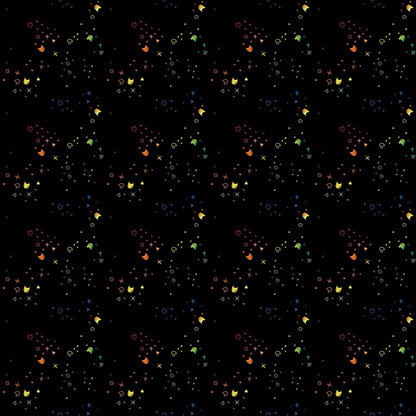 Laser Kitty Litter Blender Black 108" Wide Quilt Backing Fabric