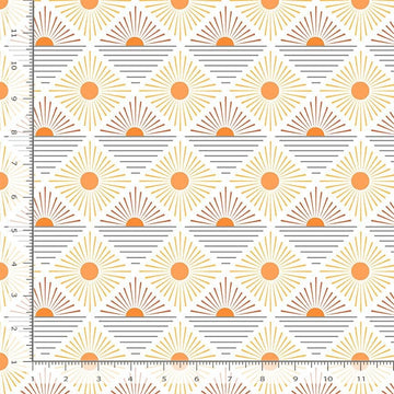 Rays on White 108" Wide 3 Yard Quilt Fabric Back Pack