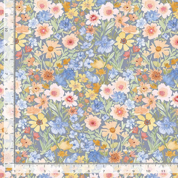 Salt Pond Beach Multi 108" Wide 3 Yard Quilt Fabric Back Pack