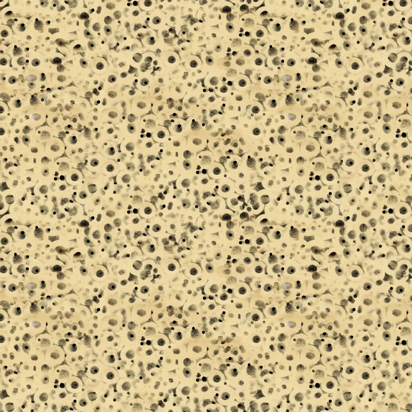 Emerald Hollow Light Butter Dot Fabric Yardage - quilt fabric for sewing and quilting projects