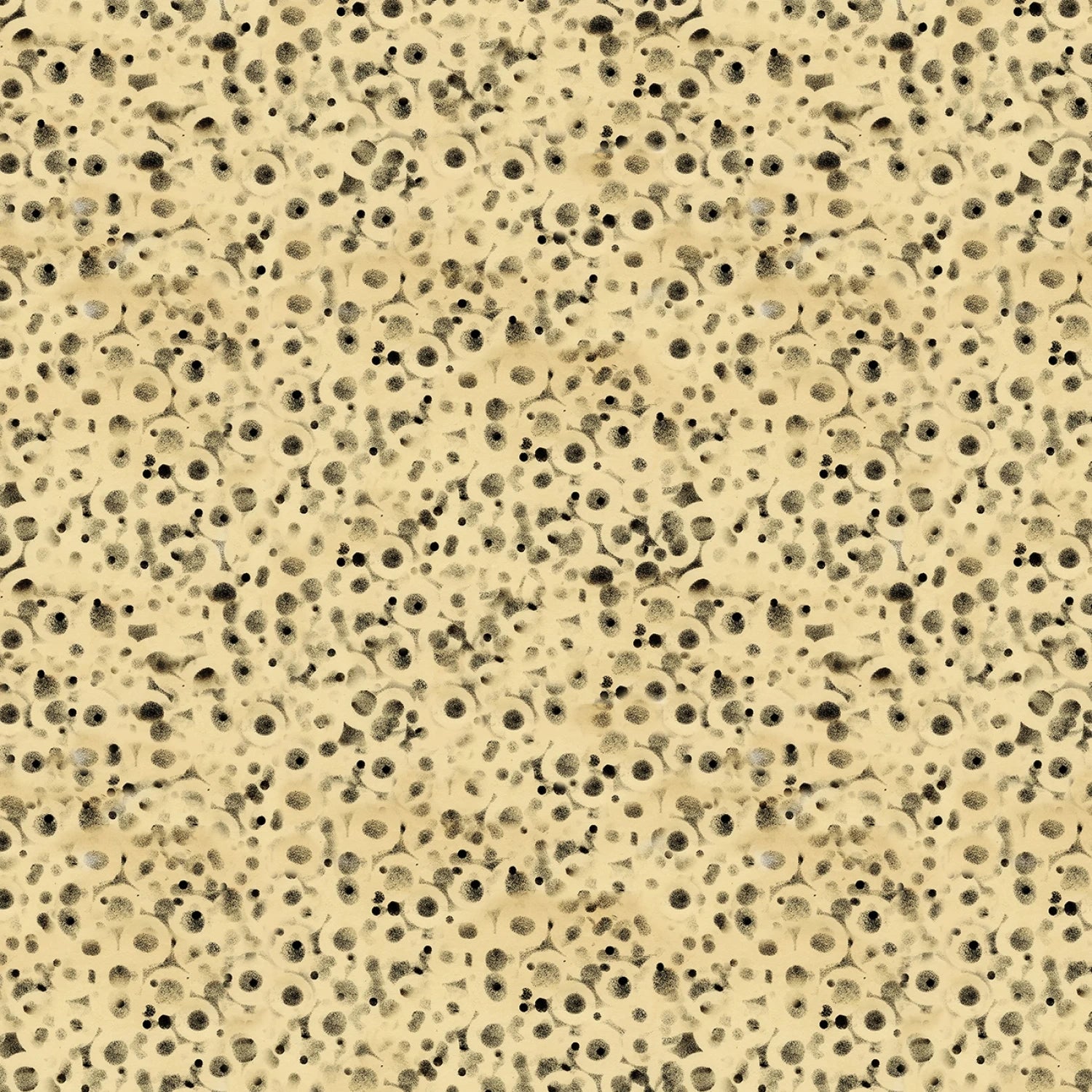 Emerald Hollow Light Butter Dot Fabric Yardage - quilt fabric for sewing and quilting projects