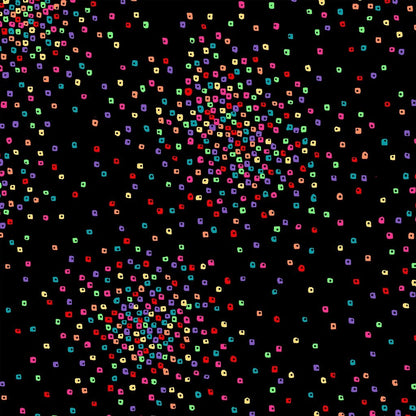 Confetti Black 108 inch wide quilt backing fabric