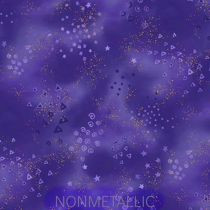 Glitter Purple Metallic 108 inch wide quilt backing fabric