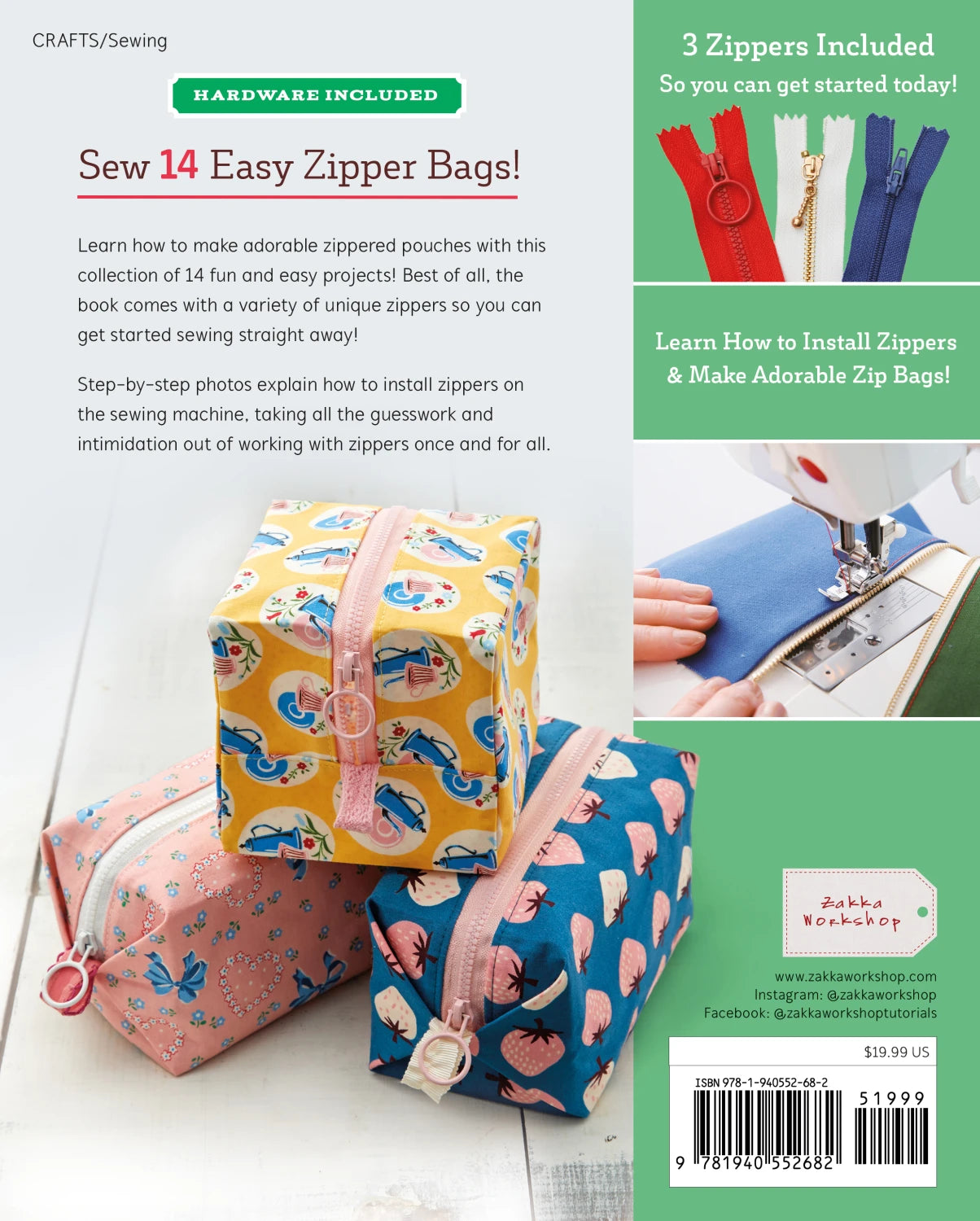 The Zipper Pouch Book - image 2 - quilting book with patterns and instructions