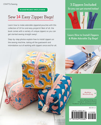 The Zipper Pouch Book - image 2 - quilting book with patterns and instructions