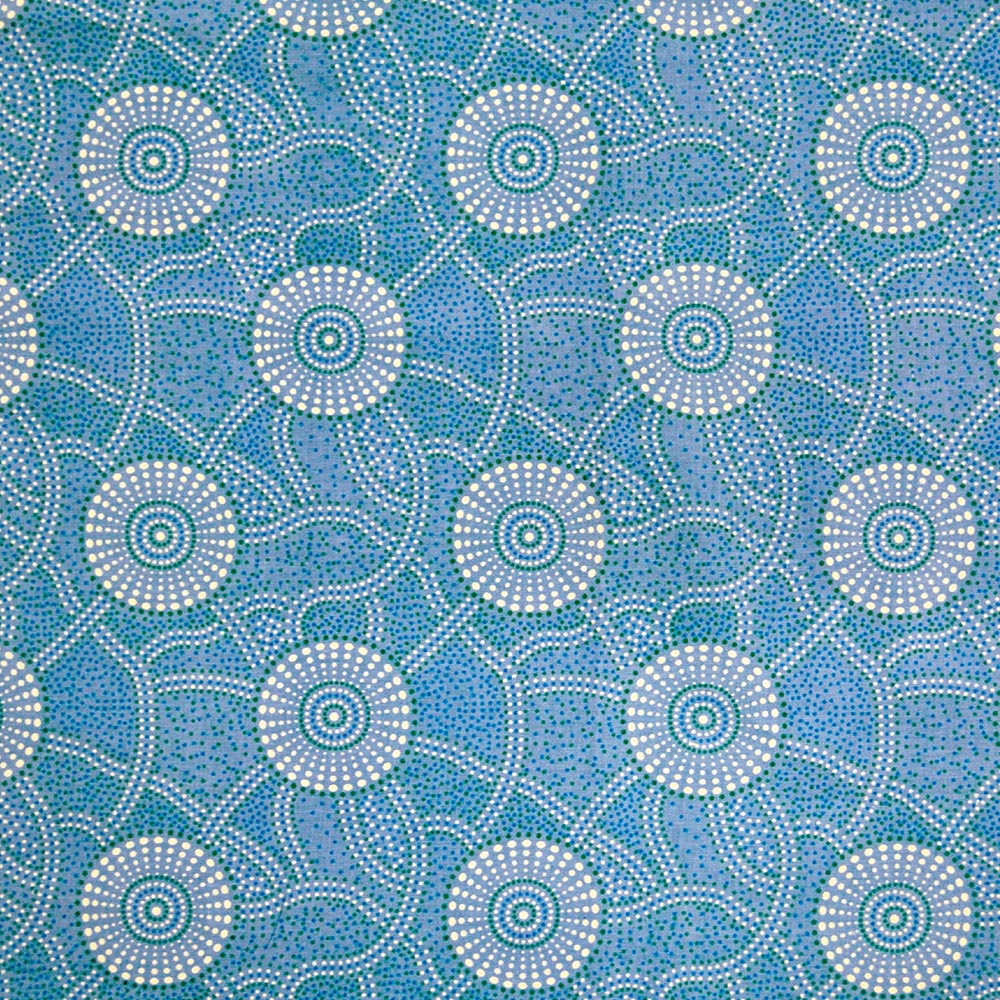 Kangaroo Path Blue Fabric Yardage Product Photo