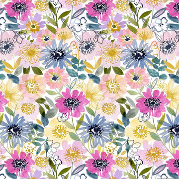 Angora Garden White 108" Wide 3 Yard Quilt Fabric Back Pack - image 1 - wide quilt backing fabric for longarm quilting