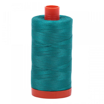 Aurifil Thread 50wt Cotton - 4093 Jade - quilting thread for machine and hand quilting