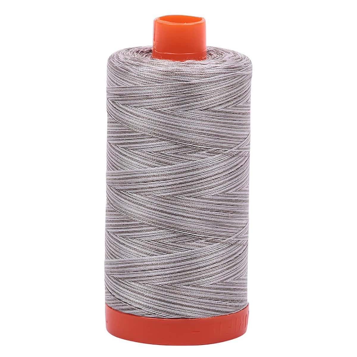 Aurifil Thread 50wt Cotton - 4670 Silver Fox Variegated Product Photo