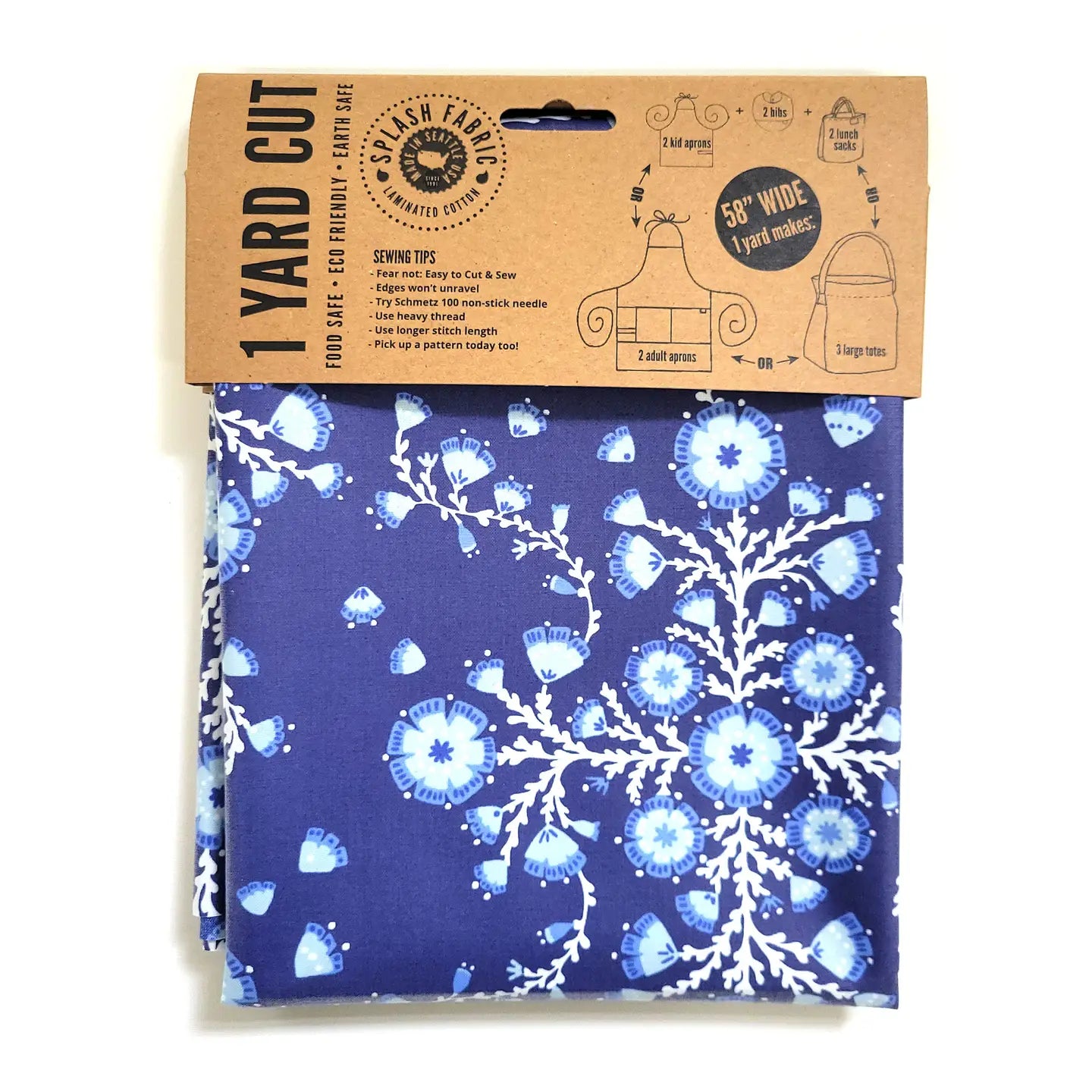 Laminated Cotton, Monterey, 1 Yard Precut