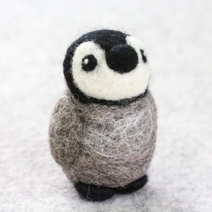 Baby Penguin Mini Needle Felting Kit