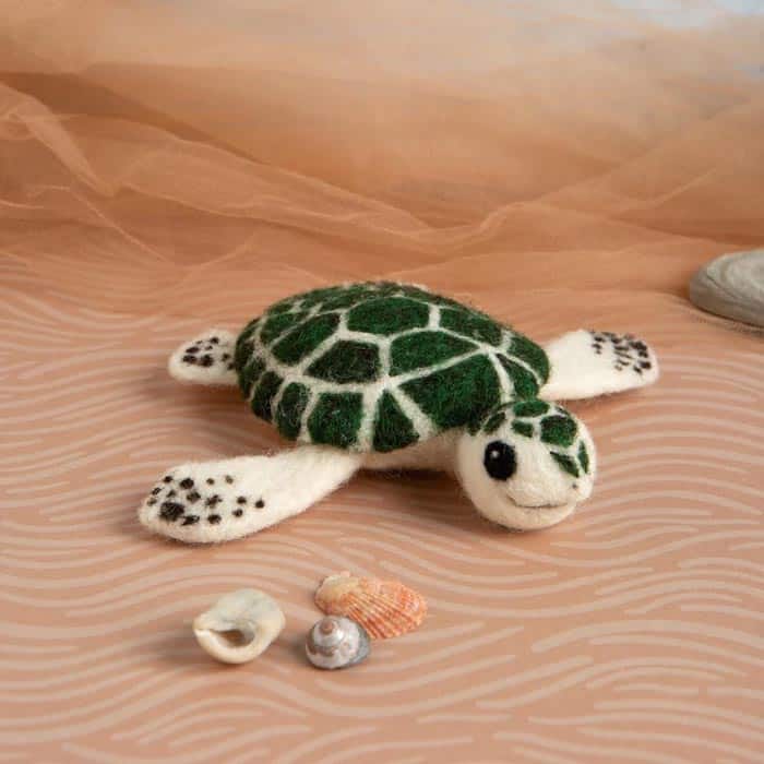 Baby Sea Turtle Mini Felting Kit