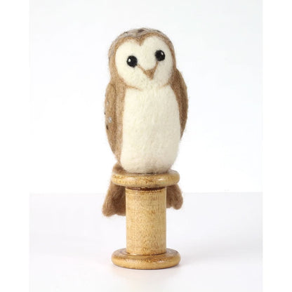 Barn Owl Needle Felting Kit - With Foam