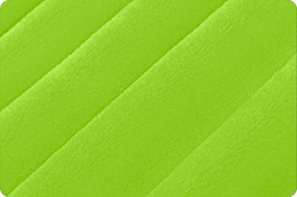 90" Cuddle Extra Wide Fabric Dark Lime