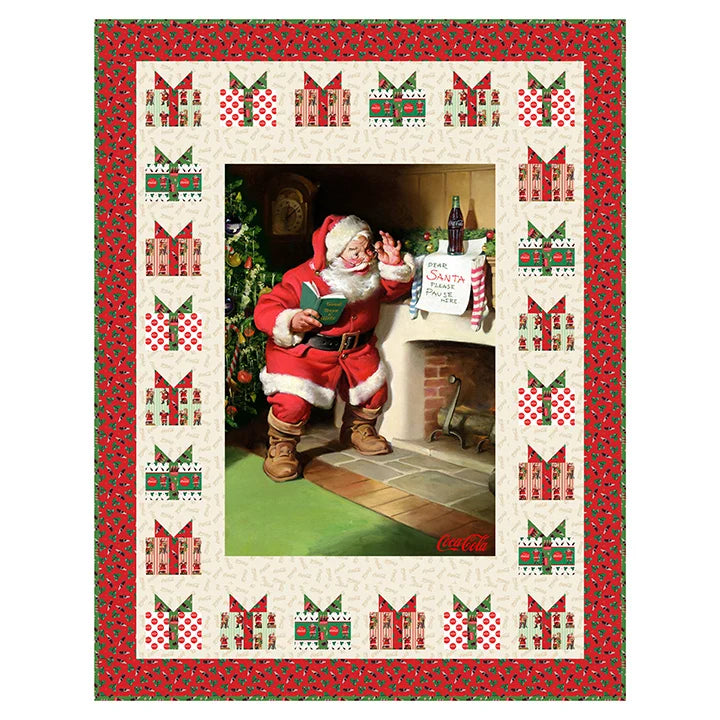 Checking It Twice Christmas quilt pattern holiday sewing project