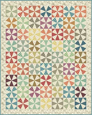 Color Way Quilt Kit - complete quilt kit with fabric and instructions