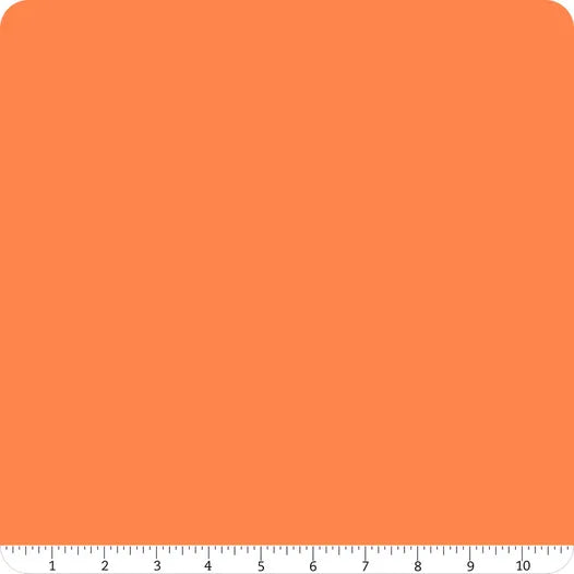 Riley Blake Confetti Cotton Pumpkin solid orange quilting fabric yardage