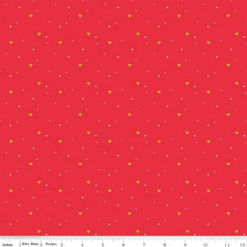 Sparkler Riley Red Heart Fabric Yardage - quilt fabric for sewing and quilting projects