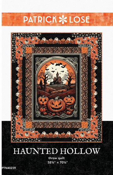 Haunted Hollow Quilt Pattern - quilting pattern with step-by-step instructions