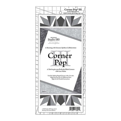 Corner Pop III Quilt ruler by Deb Tucker