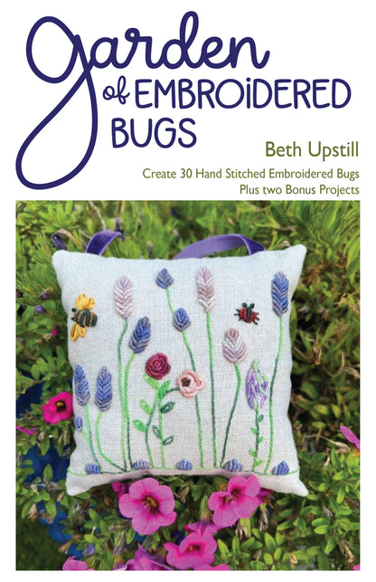 Garden of Embroidered Bugs Book