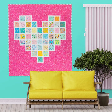 Full Hearts Quilt Pattern