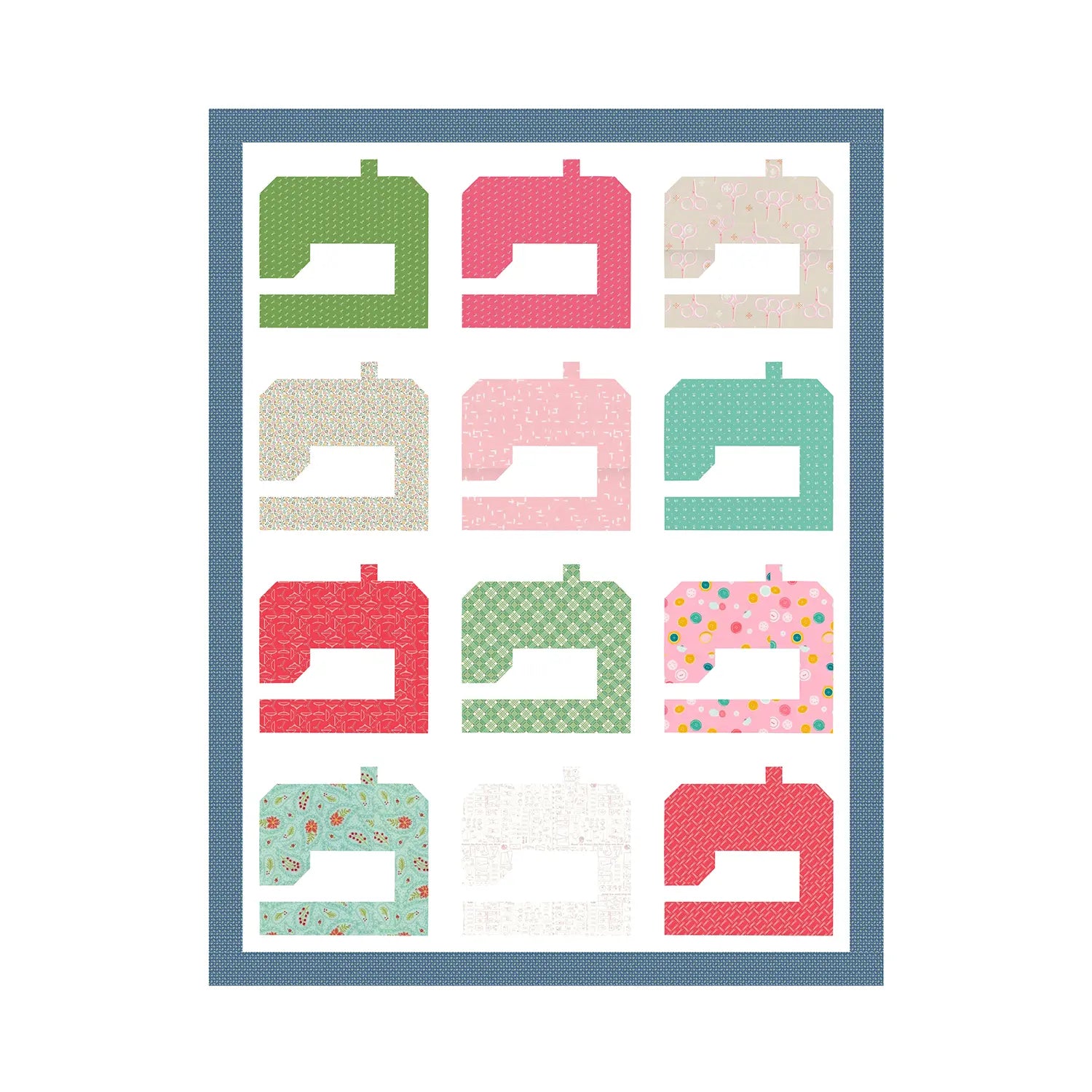 Dapple Dainty Machines Quilt Kit