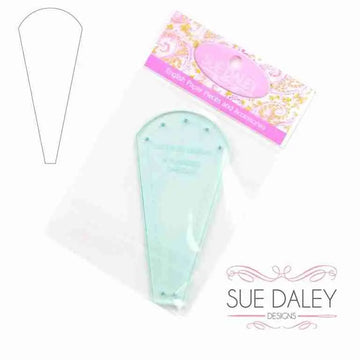 Sue Daley rounded Dresden template 4 inch quilting tool