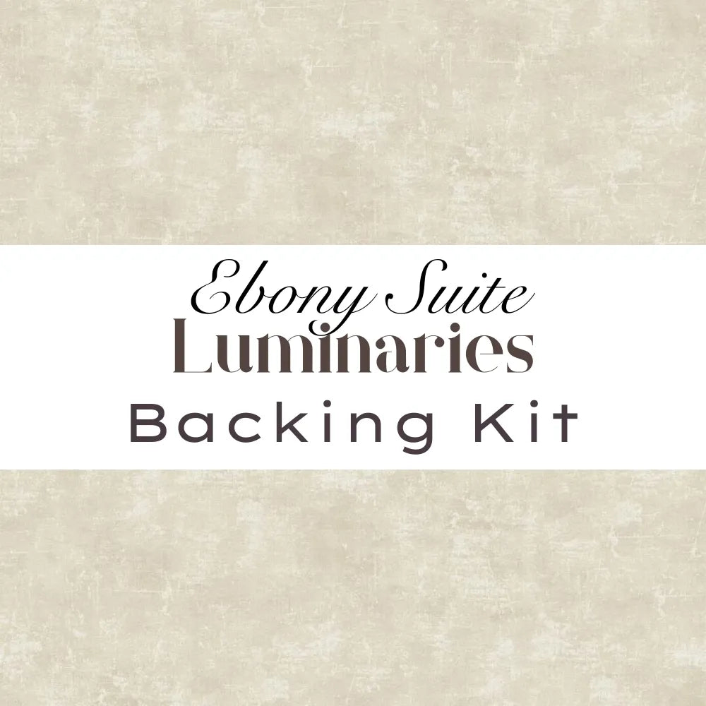 Ebony Suite Luminaries Backing Kit Canvas Linen Product Photo